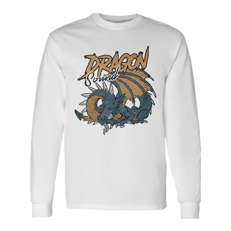 Dragon Sound Music Sound And Audio Studio Recording Long Sleeve T-Shirt