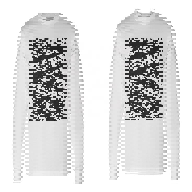 Edm Techno Music Fiesta Rave De Ropa Festival Raver Dj Camiseta de manga larga