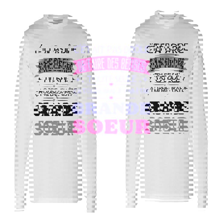 Enfant Annonce Grossesse Future Grande Soeur Surprise Humour Drôle - Main Image