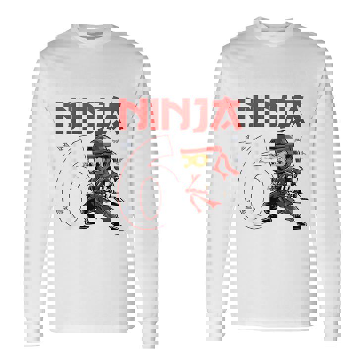 Enfant Birthday Ninja Cadeau D'anniversaire 6 Ans Pour Garçon T-shirt à manches longues