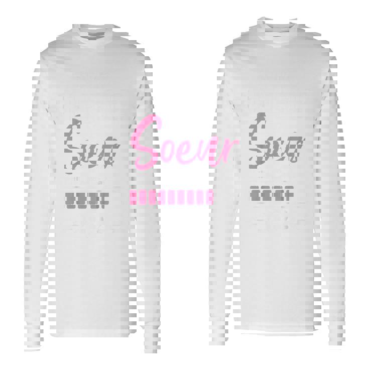 Enfant Future Grande Sœur 2024 Je Vais Être Grande Soeur 2024 T-shirt à manches longues Idées cadeaux