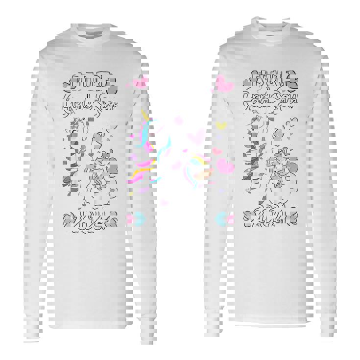 Enfant Future Grande Soeur 2024 Je Vais Être Grande Soeur 2024 T-shirt à manches longues