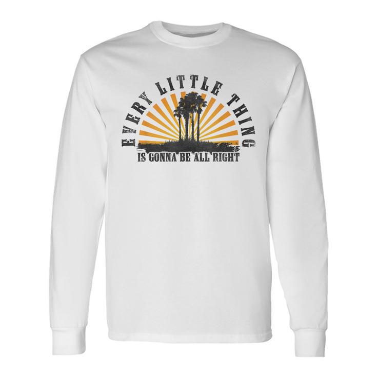 Every Little Thing Is Gonna Be Alright Jamaica Womens Long Sleeve T-Shirt