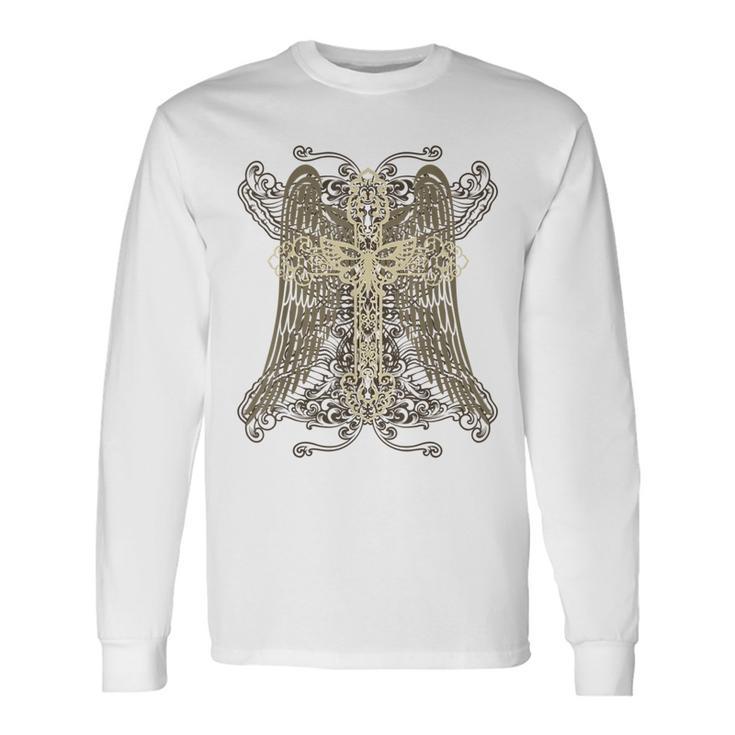 Fairy Grunge Fairycore Aesthetic Winged Cross Alt Clothes T-Shirt