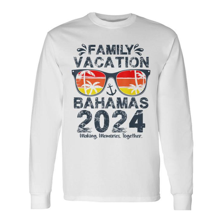 Family Vacation Bahamas 2024 Matching Group Summer 2024 Long Sleeve T-Shirt