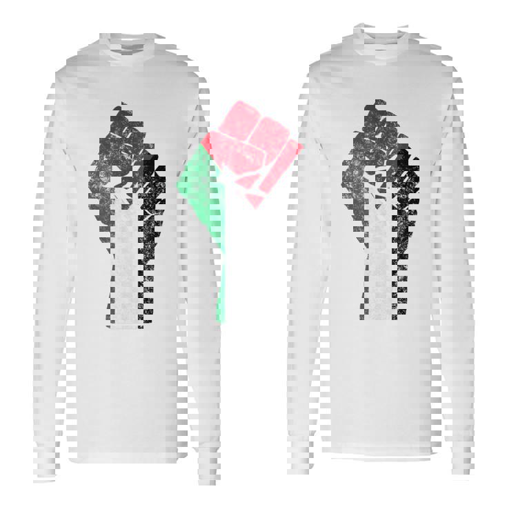 Fist Of Palestine De Palestina Sin Mangas Camiseta de manga larga Ideas de regalos