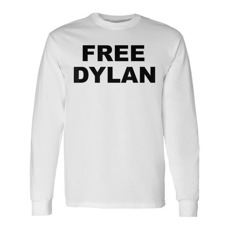 Free Dylan Vandal Novelty Gag American Long Sleeve T-Shirt