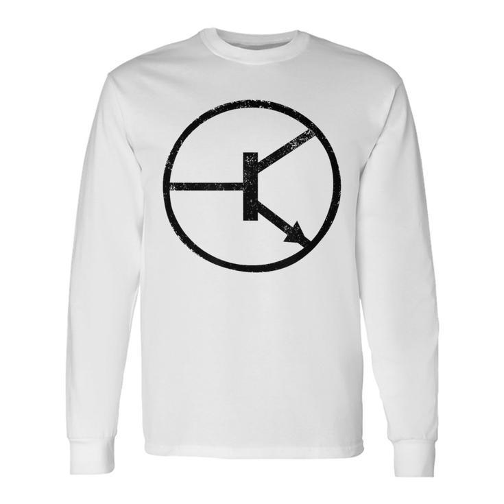 Electronic Npn Transistor Long Sleeve T-Shirt