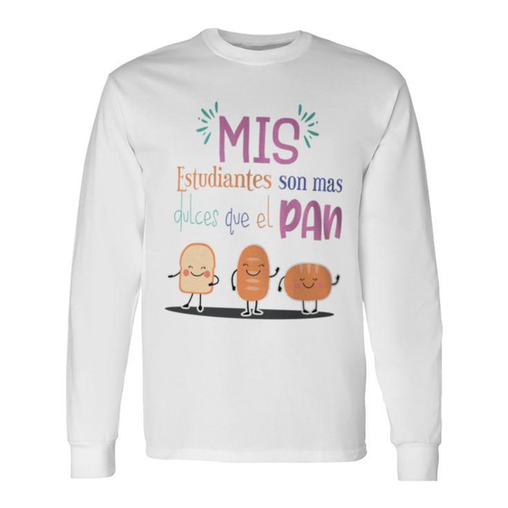 Maestra Espanol Spanish Teacher-03 Long Sleeve T-Shirt