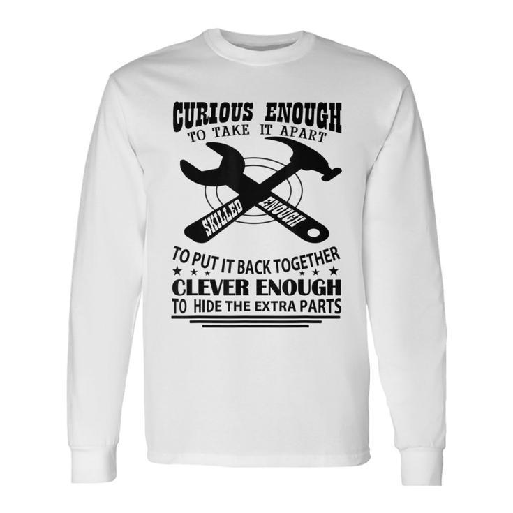 For The Mr Fixit Tool Guy Dad Long Sleeve T-Shirt