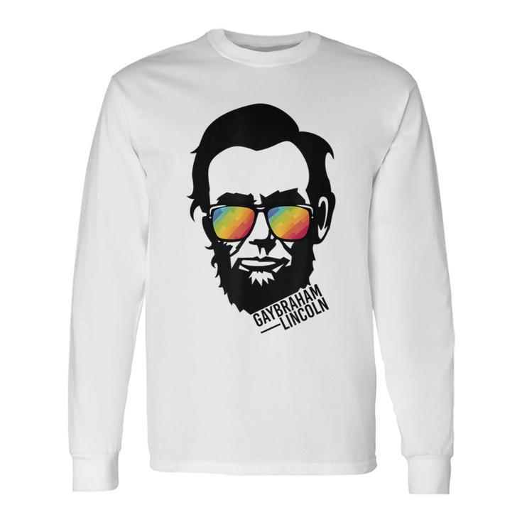 Gaybraham Lincoln American Lgbtq Gay Pride Long Sleeve T-Shirt