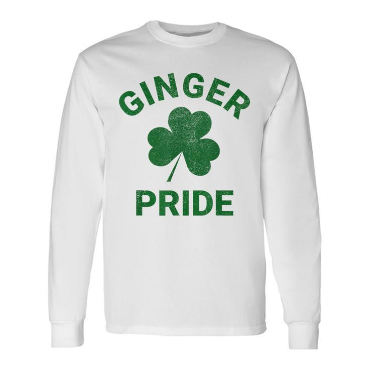 Ginger Pride Redhead St Patrick's Day Long Sleeve T-Shirt