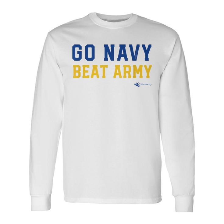 Go Navy Beat Army Orange Edition Long Sleeve T-Shirt