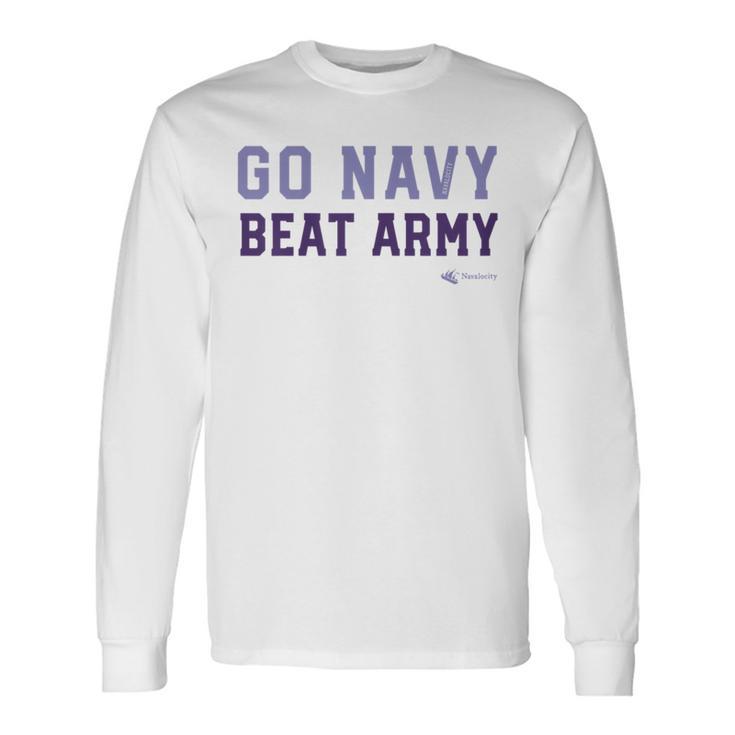 Go Navy Beat Army Pink Edition Long Sleeve T-Shirt Gifts ideas