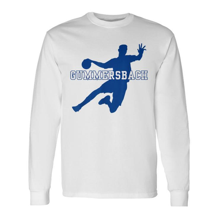 Gummersbach Handball Team Club Fan Nrw Blue Gray Langarmshirts Geschenkideen
