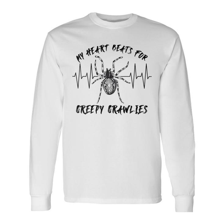 My Heart Beats For Big Creepy Crawlies Big Spider Long Sleeve T-Shirt