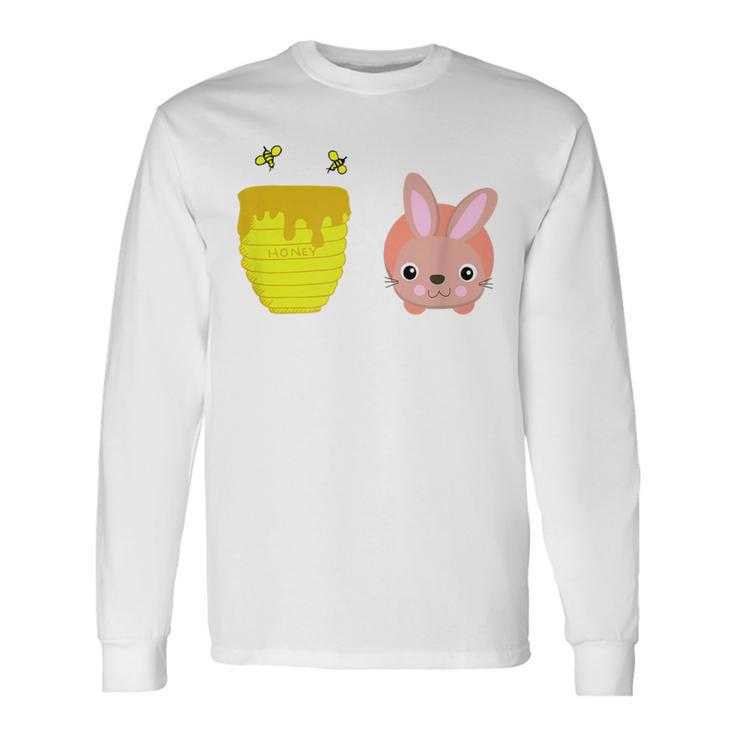 Honey Bunny Cute Graphic Animal Lovers Long Sleeve T-Shirt