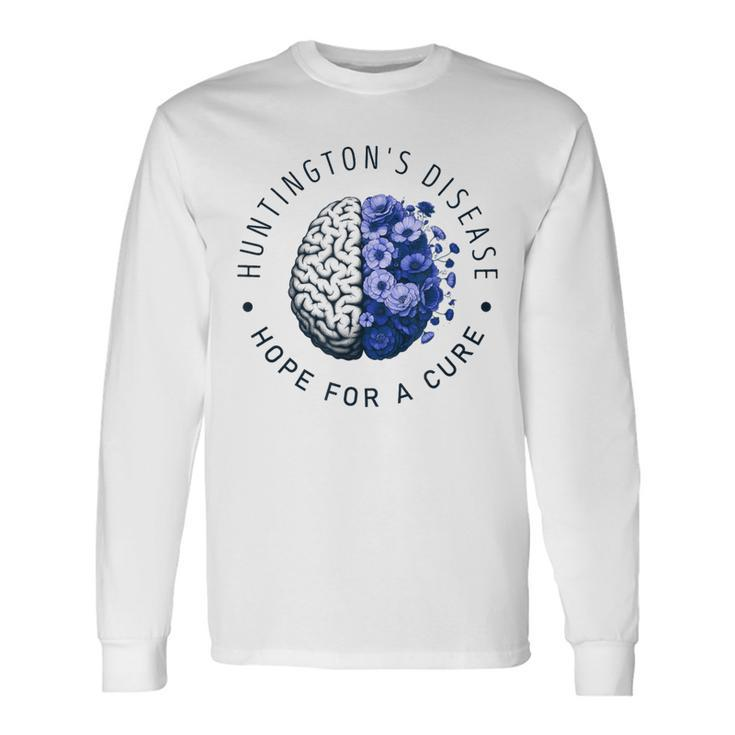 Huntington's Disease Awareness Hope For A Cure Long Sleeve T-Shirt