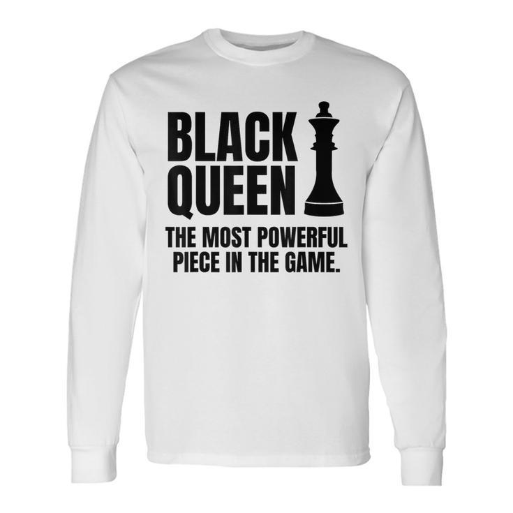 Inspiring Black Queen Long Sleeve T-Shirt