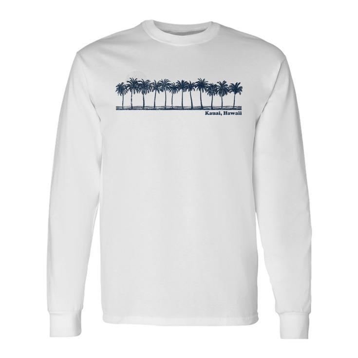 Kauai Vintage 70S Retro Throwback Long Sleeve T-Shirt