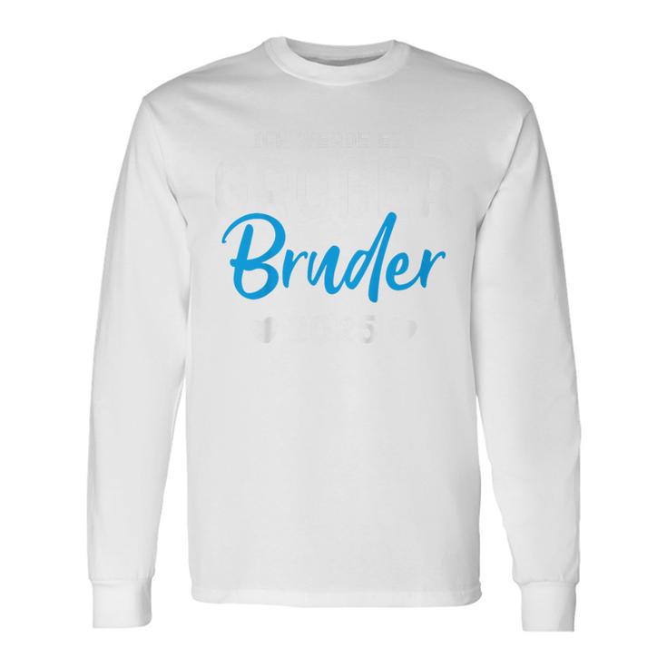 Kinder Ich Werde Ein Großer Bruder 2025 Großer Bruder 2025 Langarmshirts Geschenkideen