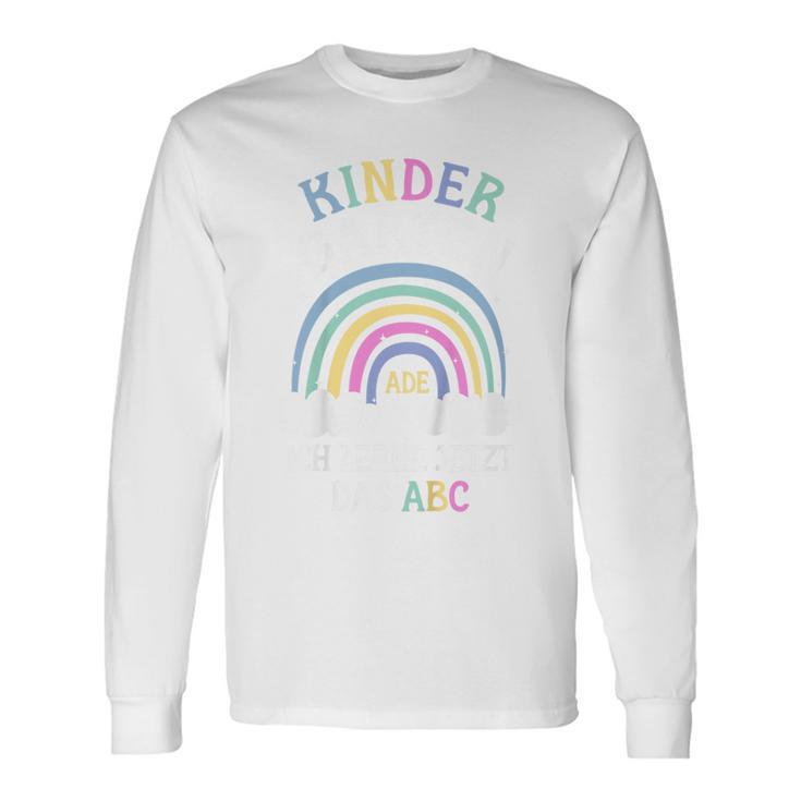 Kinder Kindergarten Ade Kita Abgänger 2024 Kindergarten Abschluss Langarmshirts Geschenkideen