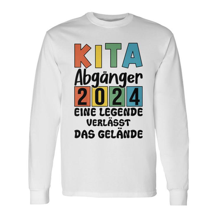 Kinder Kita Abgänger 2024 Schulkind Einschulung Schule Letzter Tag Langarmshirts Geschenkideen