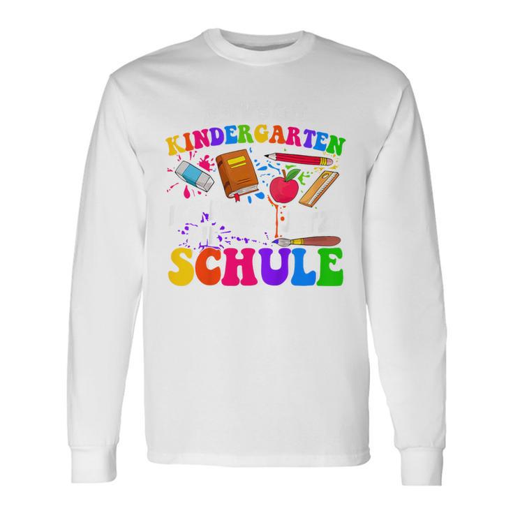 Kinder Mach's Gut Kindergarten Ich Rocke Jetzt Die Schule Langarmshirts Geschenkideen