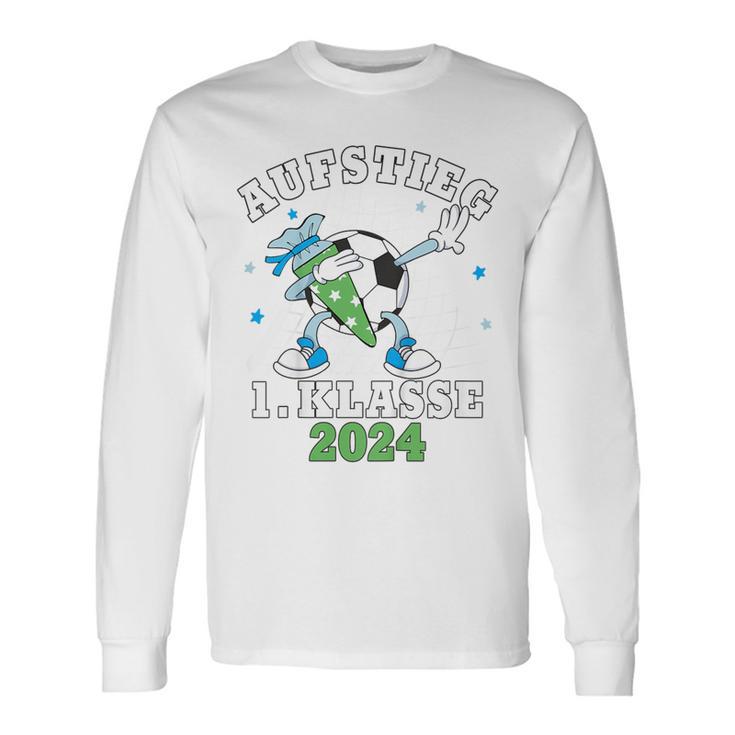 Kinder Schulkind 2024 Einschulung Erste Klasse Fußball Jungen Langarmshirts Geschenkideen