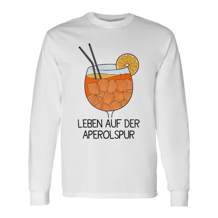 Leben Auf Der Aperolspur Summer Drink Langarmshirts Geschenkideen