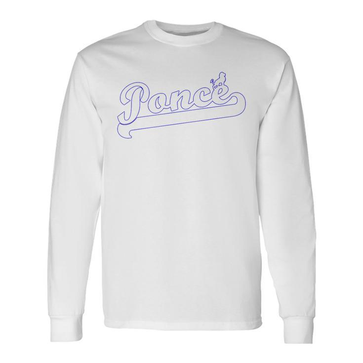Leones De Ponce Basketball Baseball Long Sleeve T-Shirt