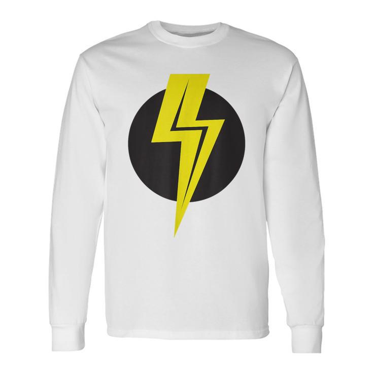 Lightning Bolt And Circle T For Boys And Girls Long Sleeve T-Shirt