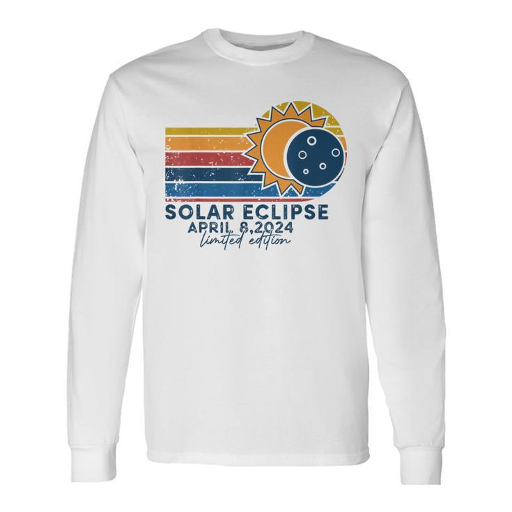 Limited Edition Solar Eclipse Total Eclipse April 8 2024 Long Sleeve T-Shirt
