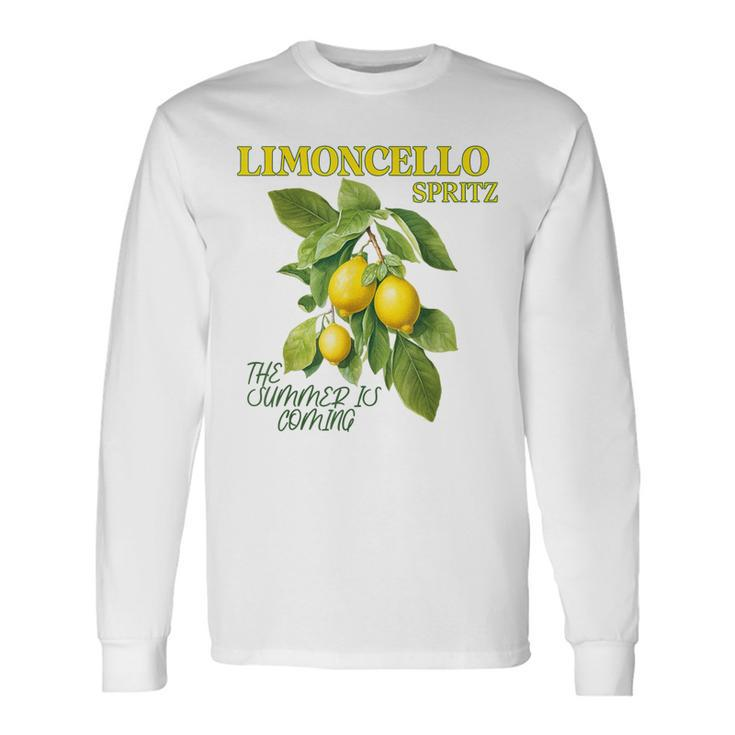 Limoncello Spritz X Lemons Liqueur Lemon Liqueur Lemon Fun Langarmshirts Geschenkideen