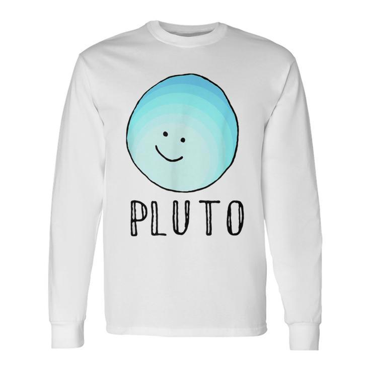 I Love Pluto My Planet T Cute Astronomy Long Sleeve T-Shirt
