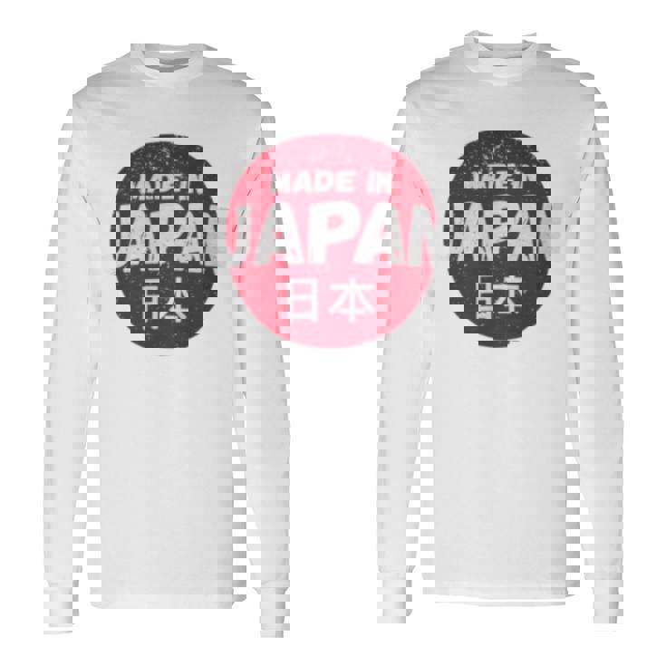 Made In Japan Graphic Japan Distressed Long Sleeve T-Shirt - Monsterry