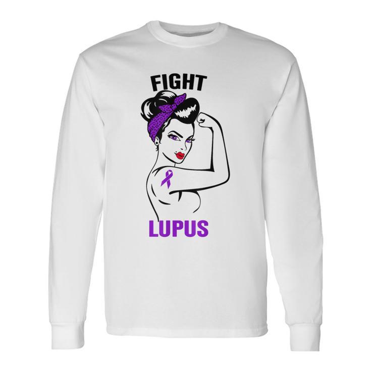 Im Mai Tragen Wir Lila Frauen Lupus Bewusstseinsmonat Langarmshirts Geschenkideen