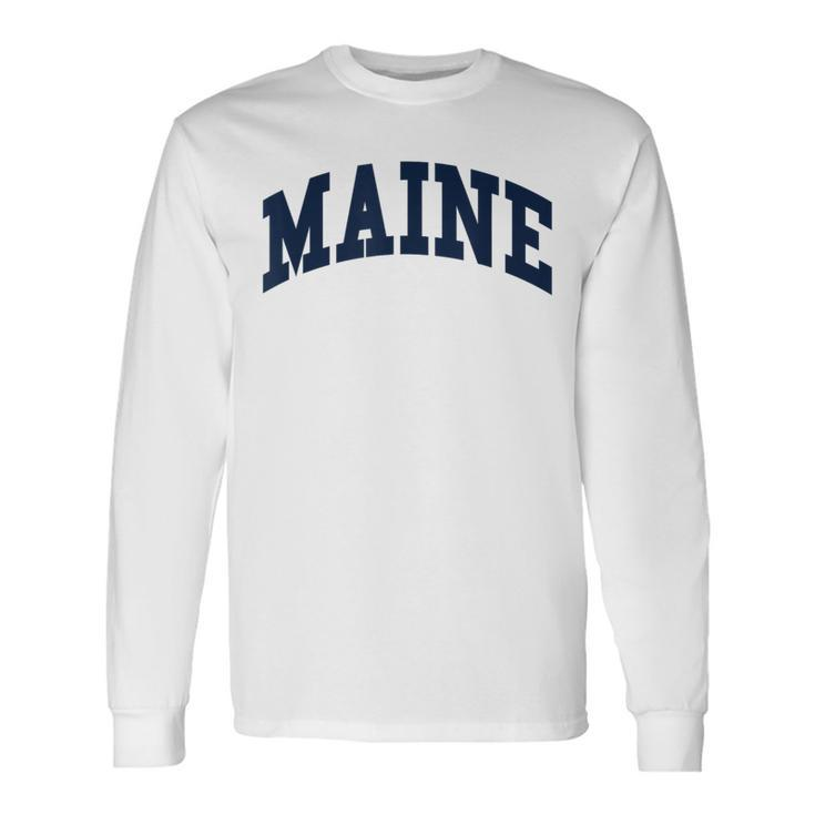 Maine Throwback Classic Long Sleeve T-Shirt Gifts ideas