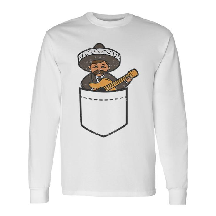 Mariachi Music Song Mexican Cinco De Mayo 2020 Long Sleeve T-Shirt