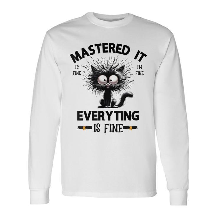 Masters Mastered It Graduate Master Degree Graduation Long Sleeve T-Shirt