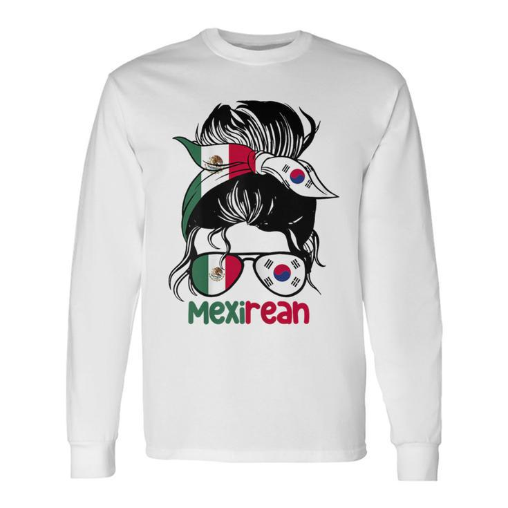 Mexirean Roots Half South Korean Half Mexican Long Sleeve T-Shirt