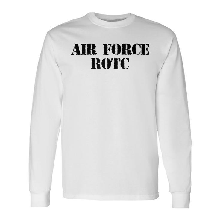 Military Style Air Force Rotc Retro Long Sleeve T-Shirt