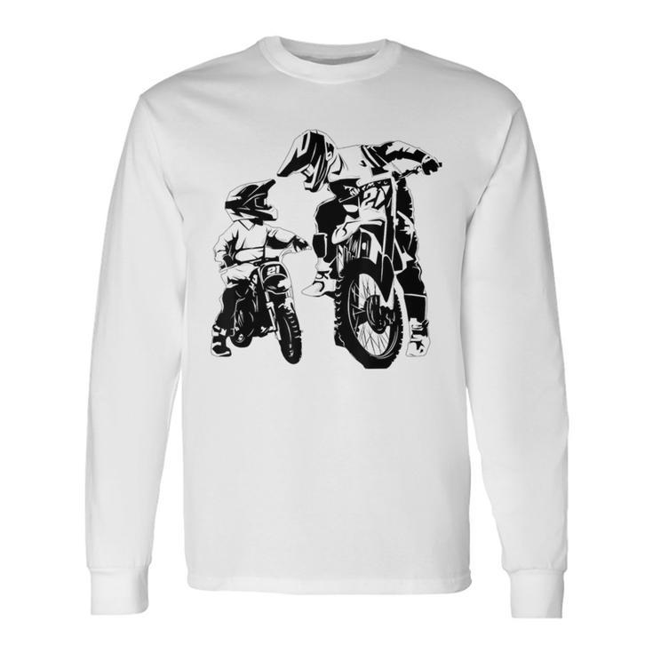 Motocross Motorcycle Wie Derater So Der Son Langarmshirts Geschenkideen