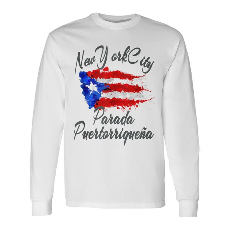 National Puerto Rican Day Parade Puerto Rico Festival Long Sleeve T-Shirt