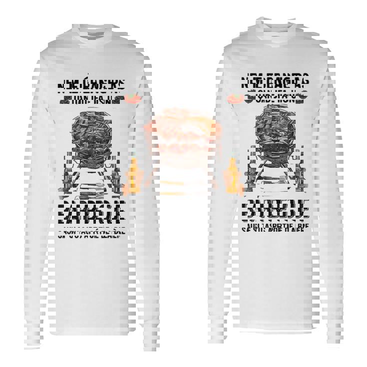 Ne Me Dérange Pas Quand Je Fais Un Barbecue T-shirt à manches longues