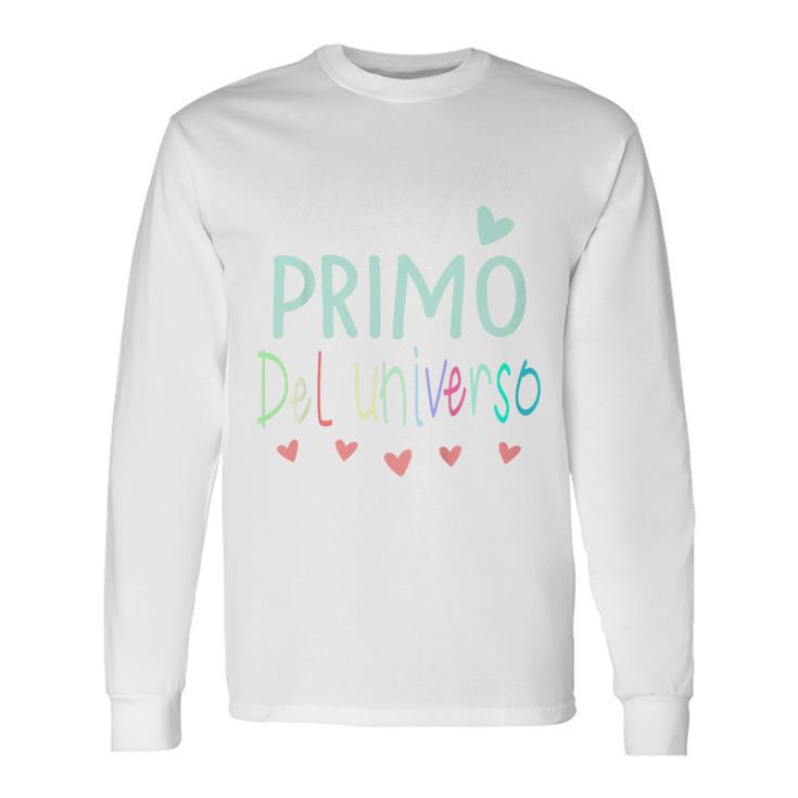 Niños El Mejor Primo Del Universo Regalo Para Primo Camiseta de manga larga