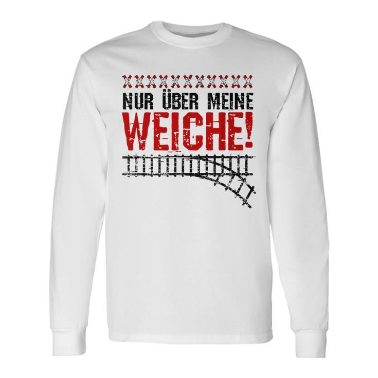 Nur Über Meine Soft Slogan Train Model Railway Langarmshirts Geschenkideen
