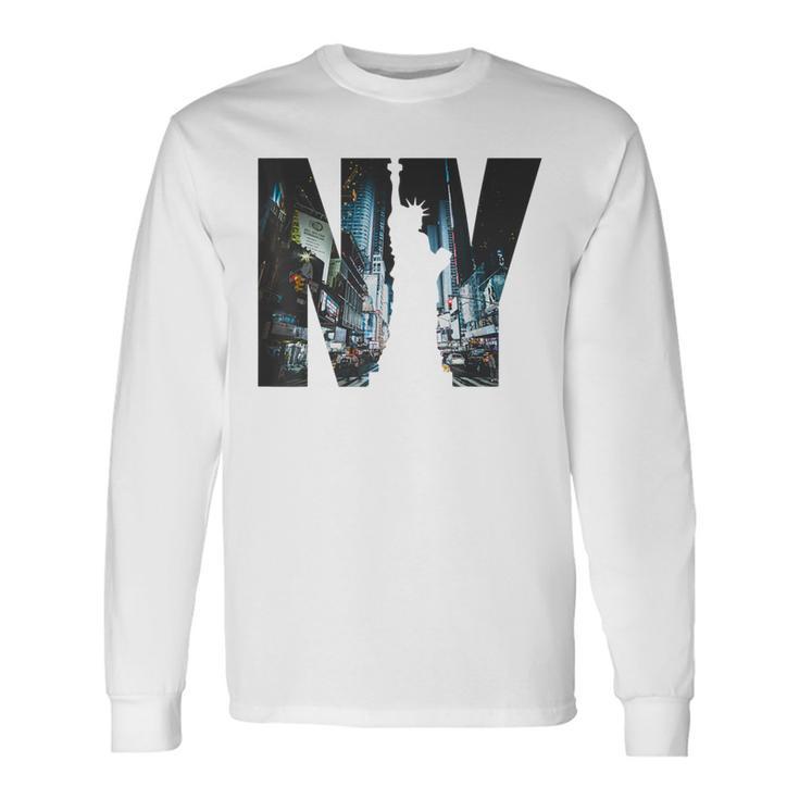 Ny New York City Cool New York City Times Square Long Sleeve T-Shirt