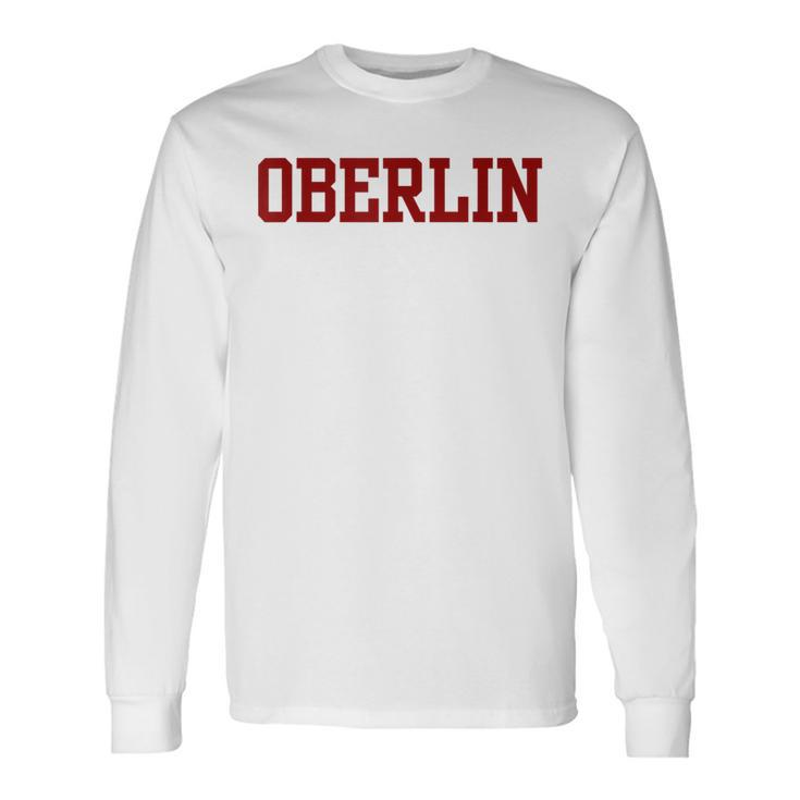 Oberlin College 02 Long Sleeve T-Shirt Gifts ideas