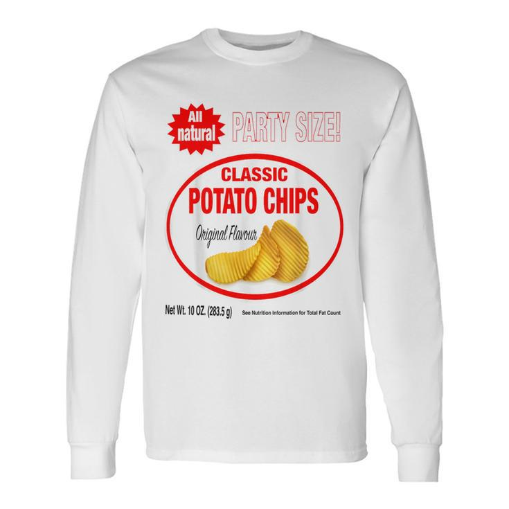 Original Flavor Classic Bag Of Potato Chips Costume Long Sleeve T-Shirt